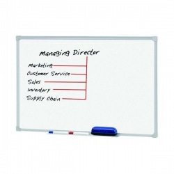 1500x1200mm - Penrite Porcelain Magnetic Whiteboard